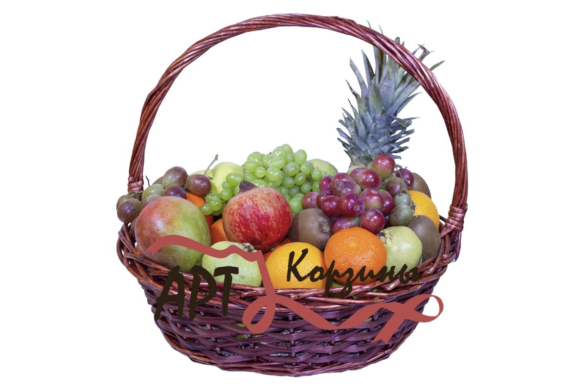 Корзина с фруктами 30 см