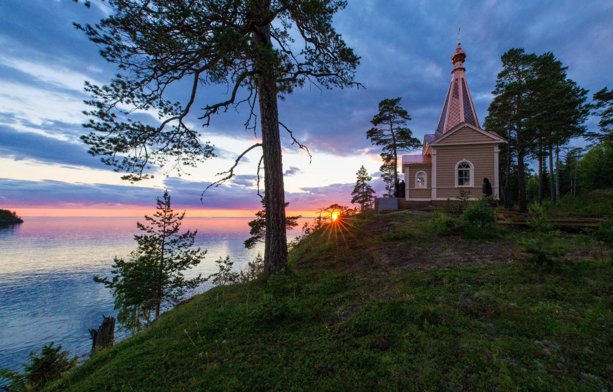 Ладожское озеро, Валаам, монастырь, природа