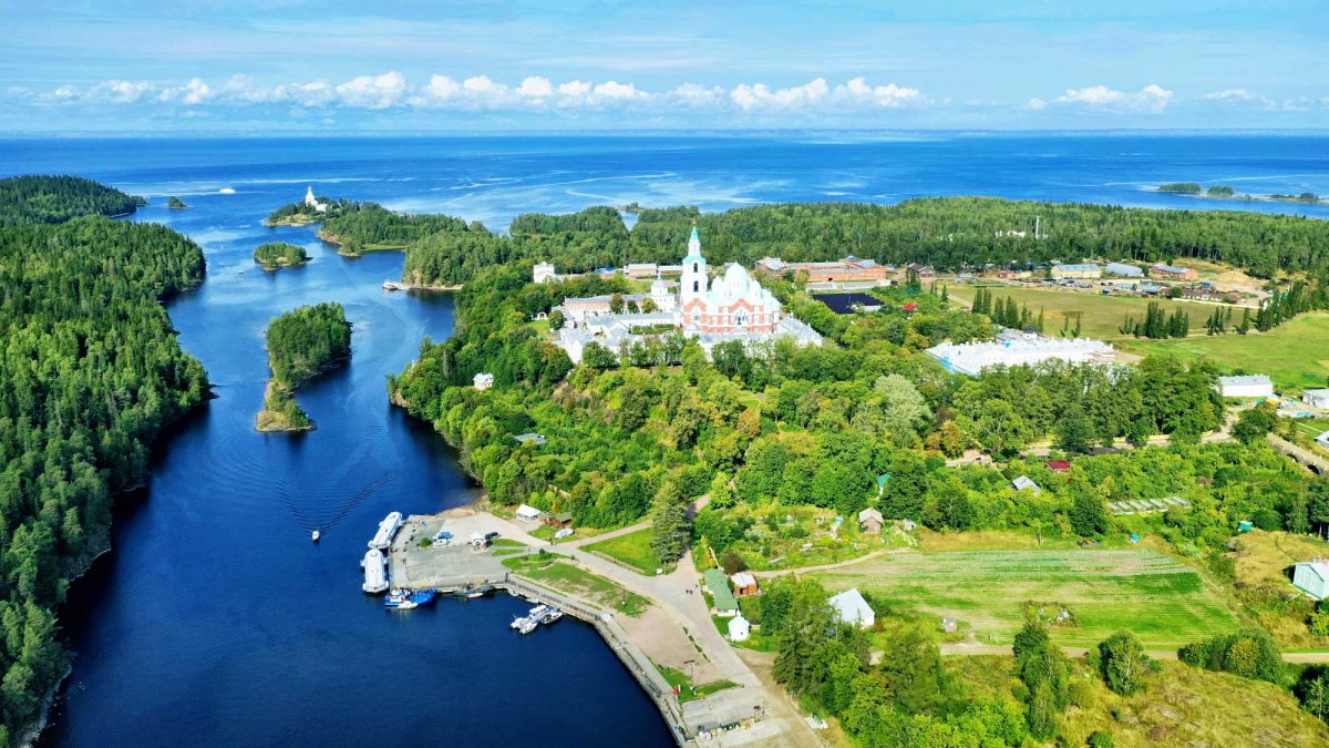 Карелия остров Валаам монастырь