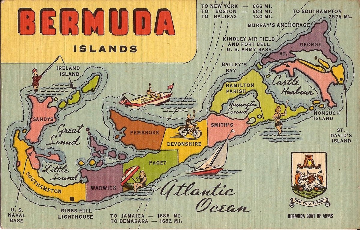 Bermuda Islands Map