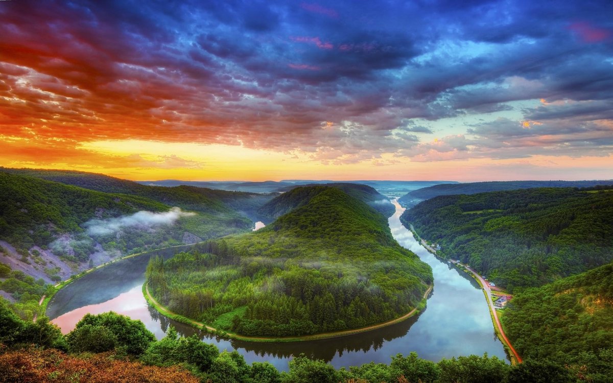 Река Саар Германия