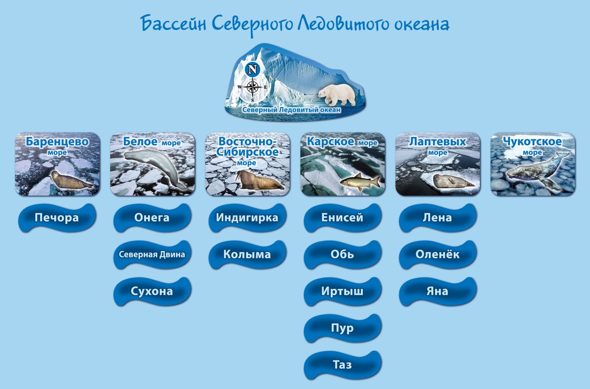 Реки бассейна Северного Ледовитого океана