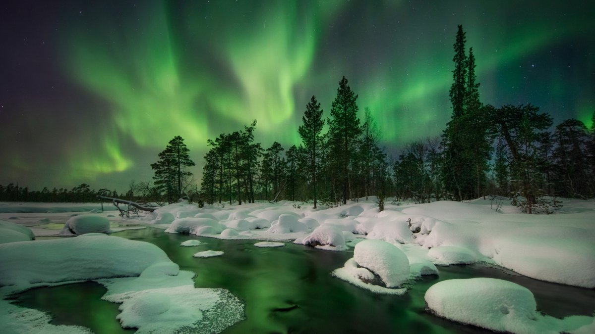Северное сияние фото