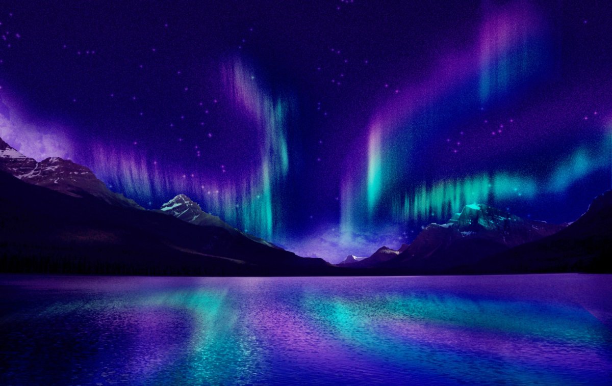 Анимашка Северное сияние