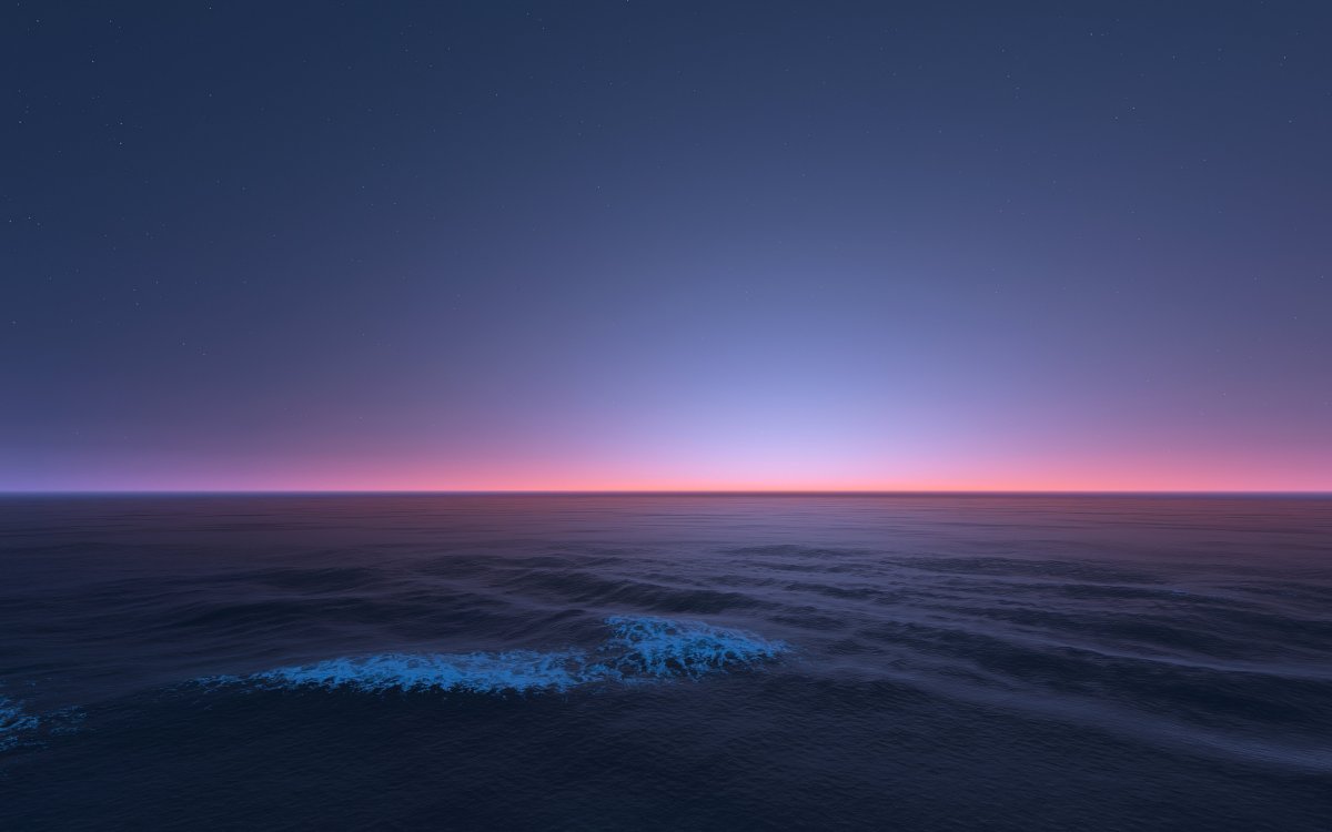 Ночь в море