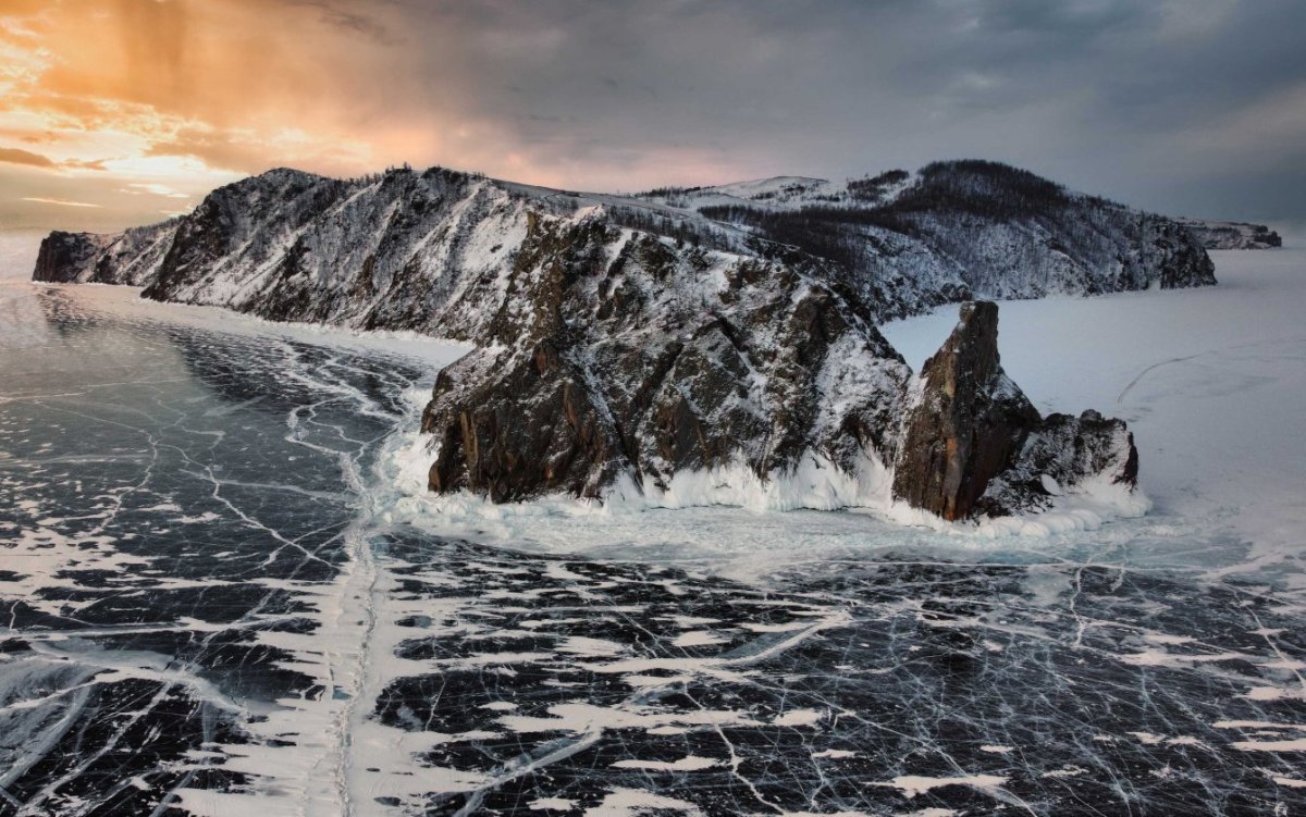Байкал море замерзает