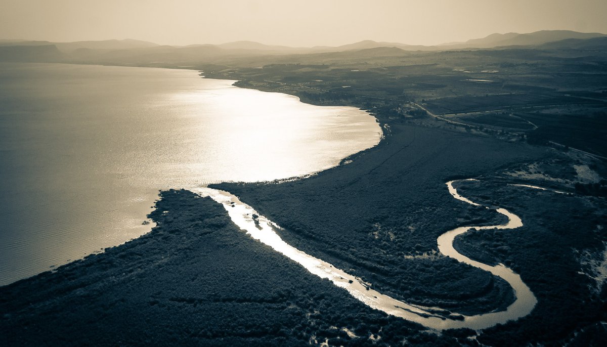 Река Самур впадает в Каспийское море