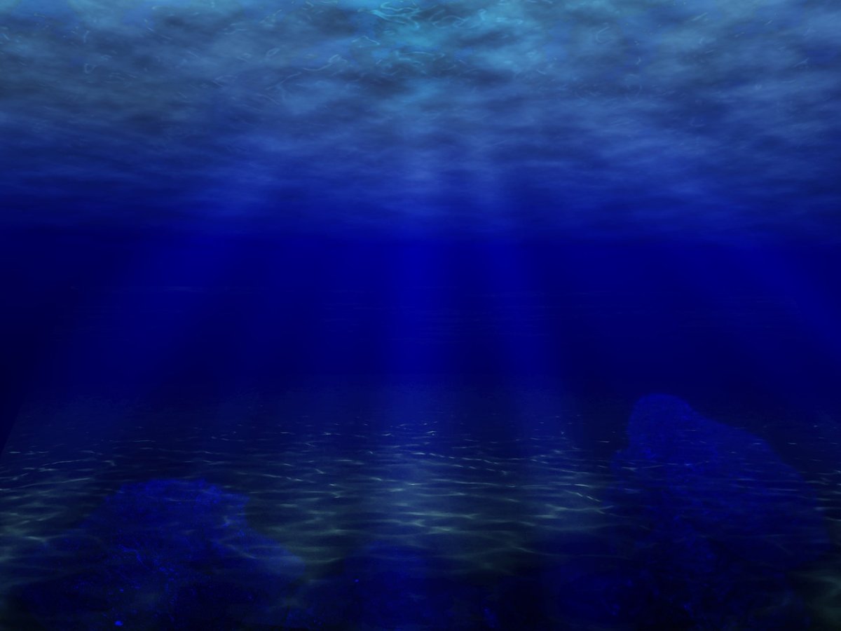 Глубокое синее море