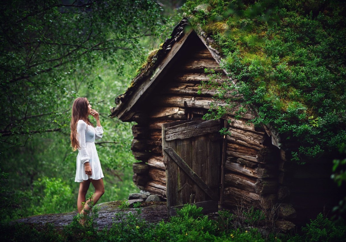 Фотосессия в деревенском доме
