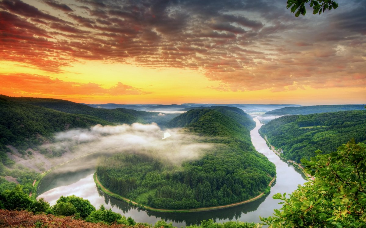 Река Саар Германия