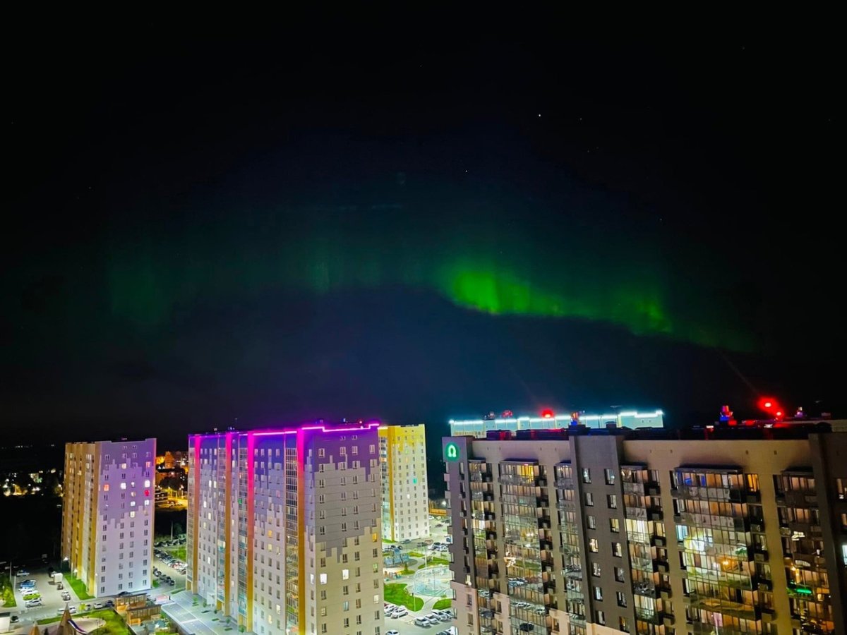 Северное сияние Ханты Мансийск