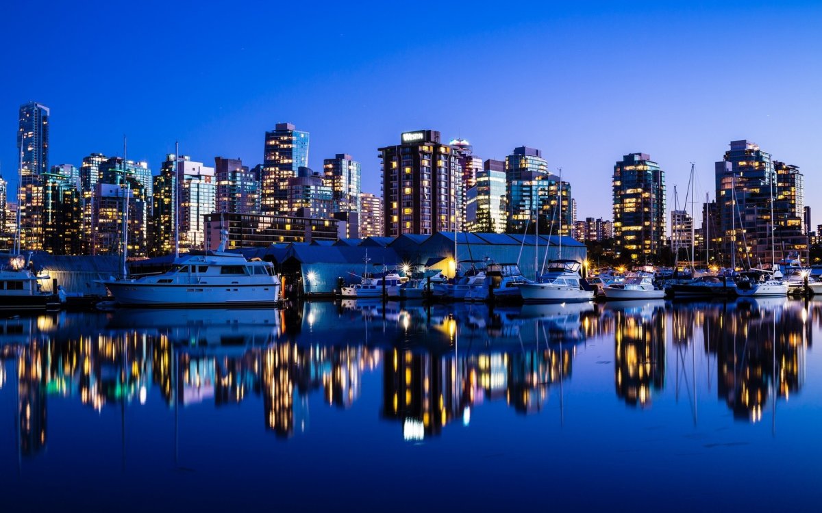 Canada Ванкувер Night