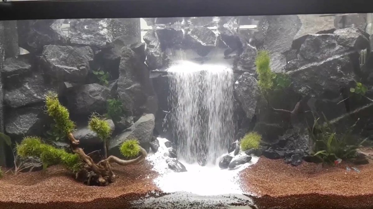 Песко водопад в аквариум