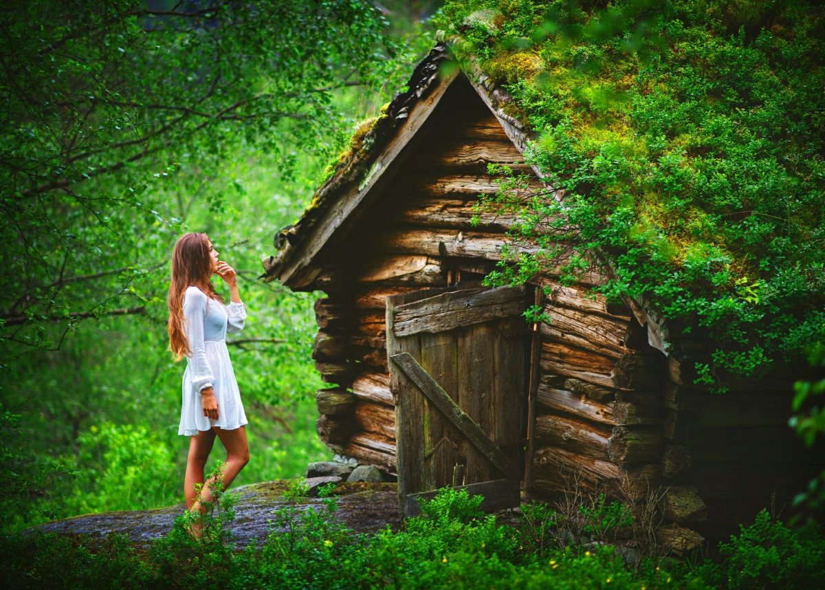 Фотосессия в деревенском доме