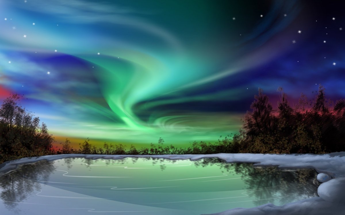 Northern Lights natural Spring Water Norway