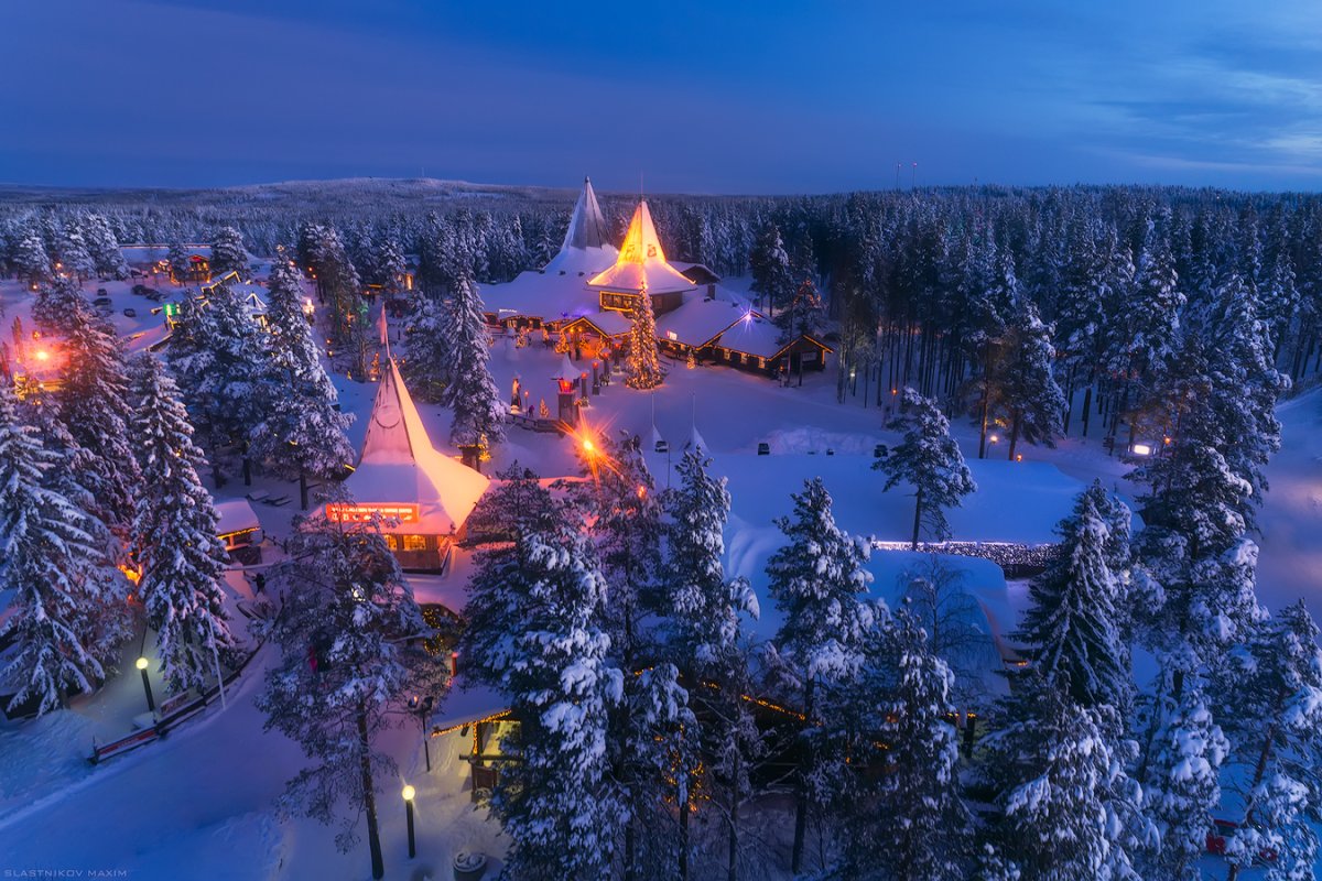 Rovaniemi Финляндия деревня Санта