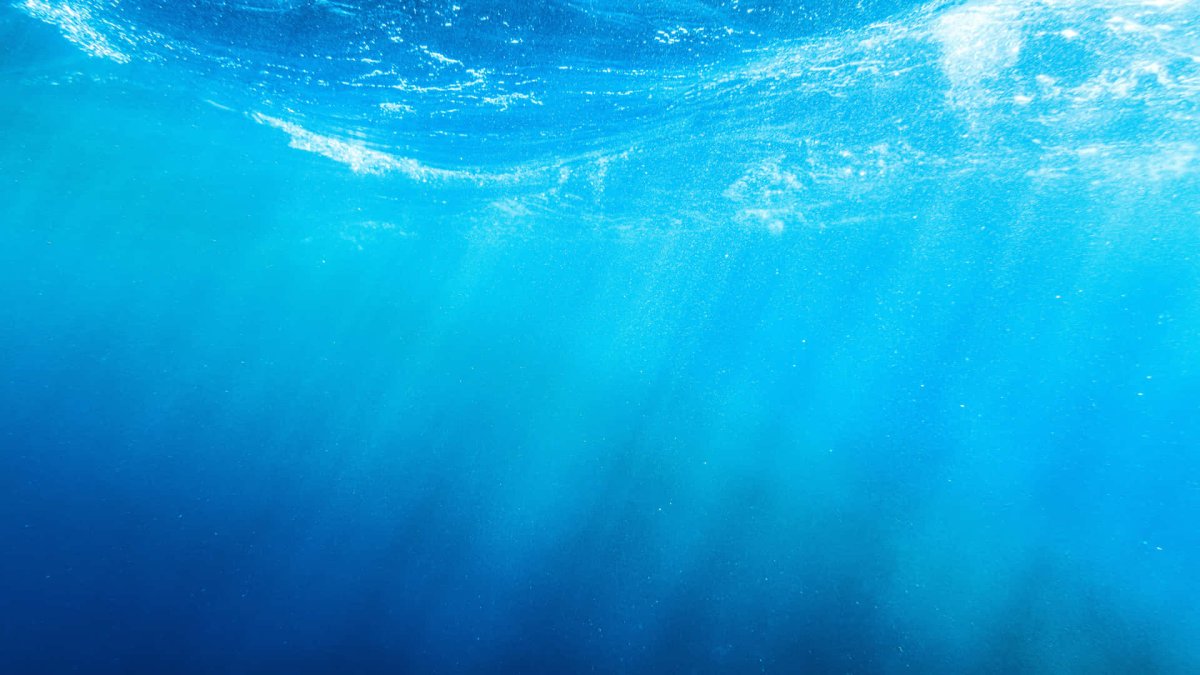 Underwater Sun ray