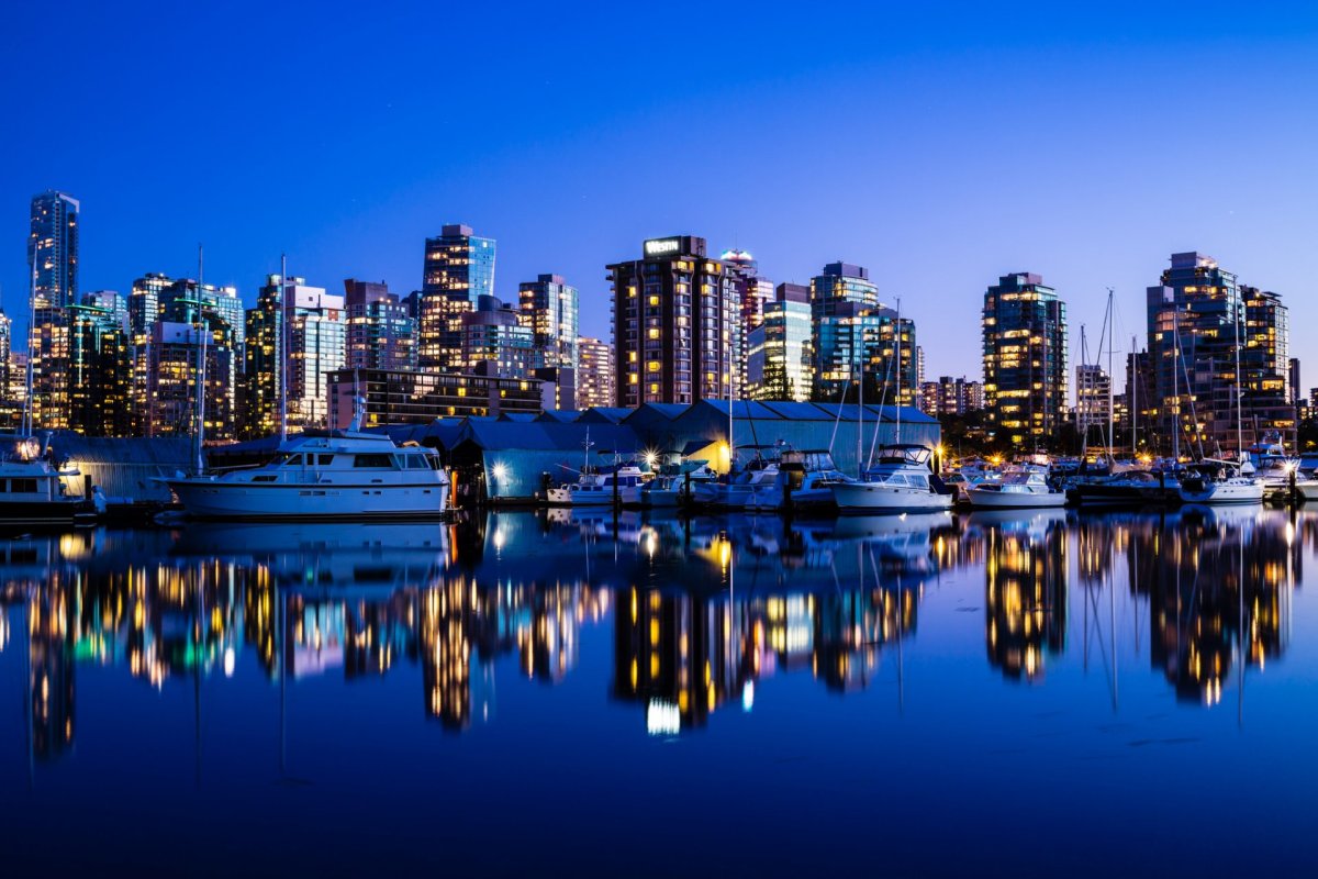 Canada Ванкувер Night