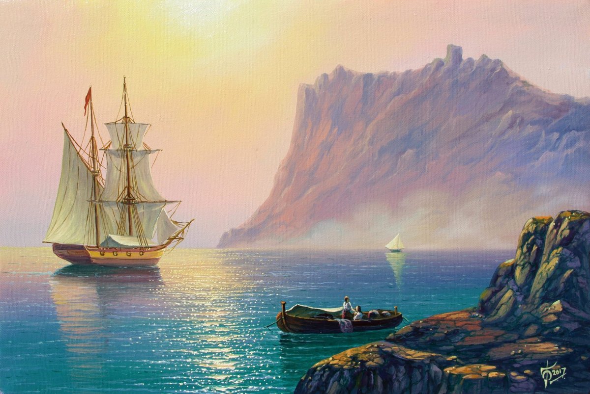 Морские пейзажи Сергея Стоева