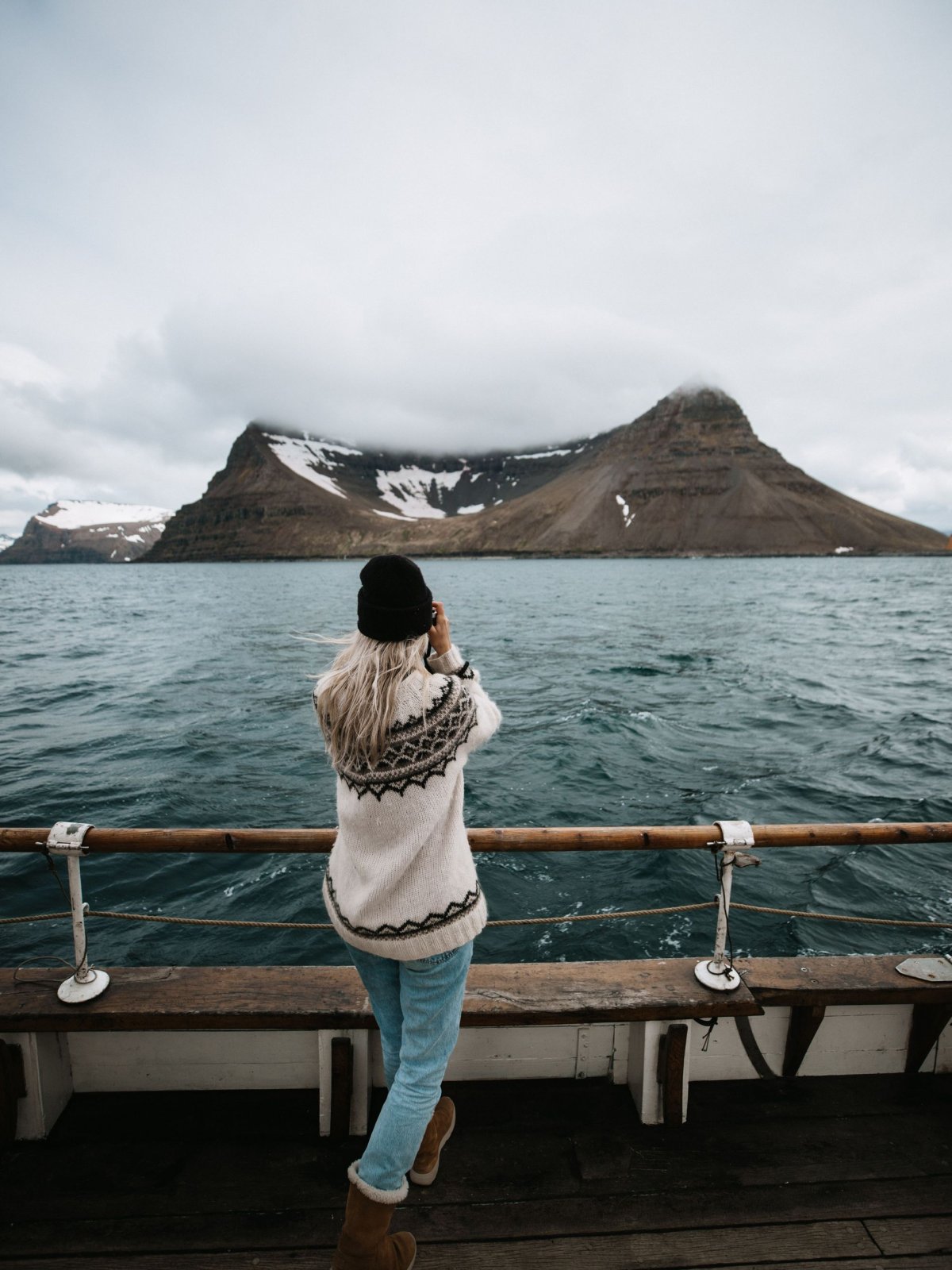 Сумка с девочкой море Iceland