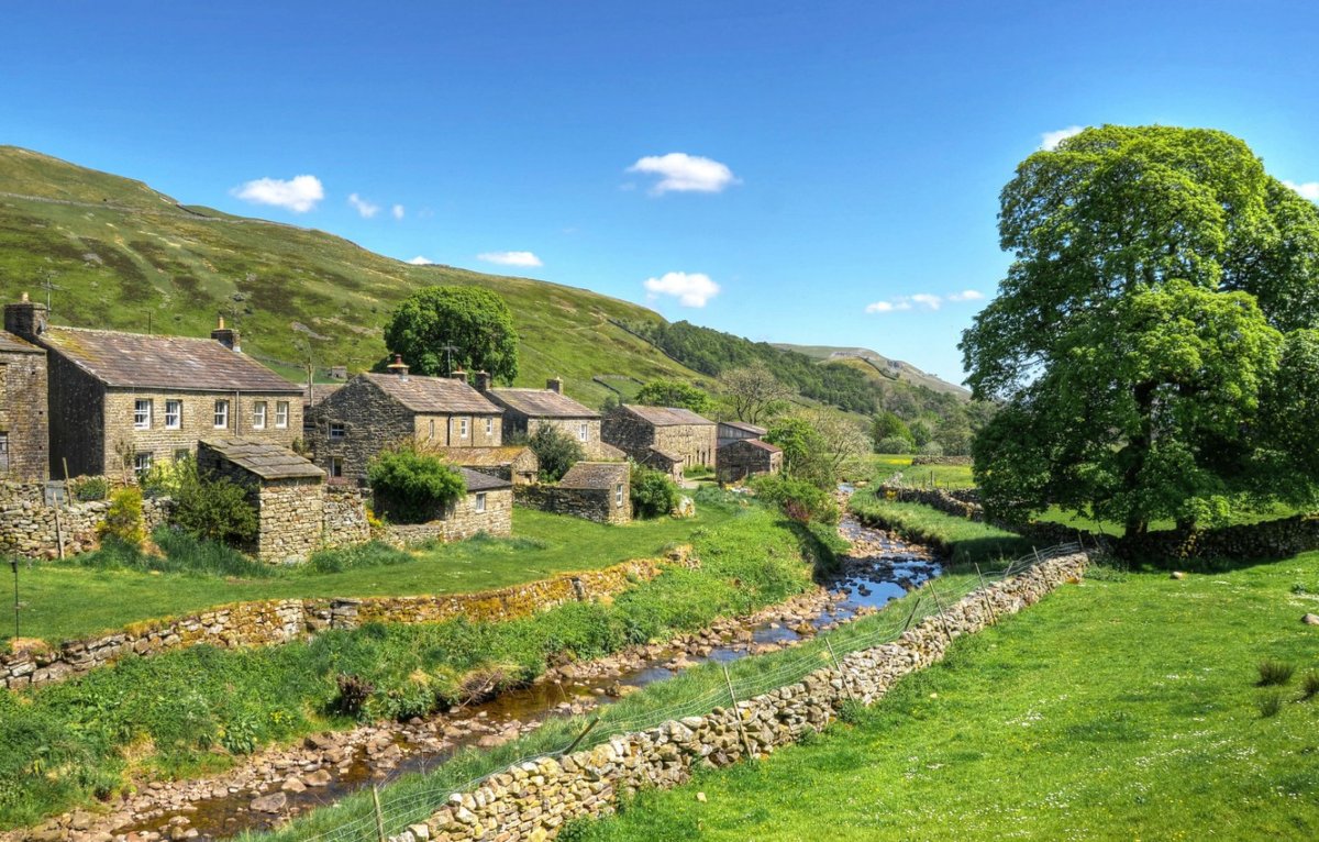 Национальный парк Yorkshire Англии Potter place