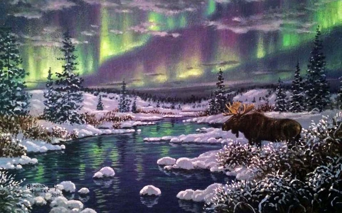 Северное сияние Kim Norlien