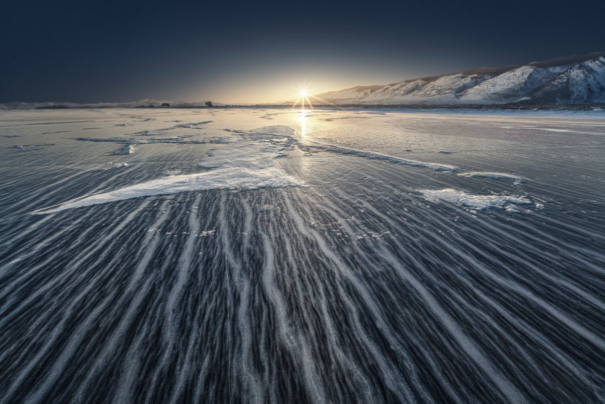 Зима в Берингово море