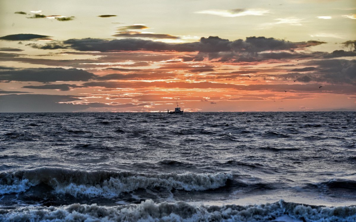 Море волны Горизонт
