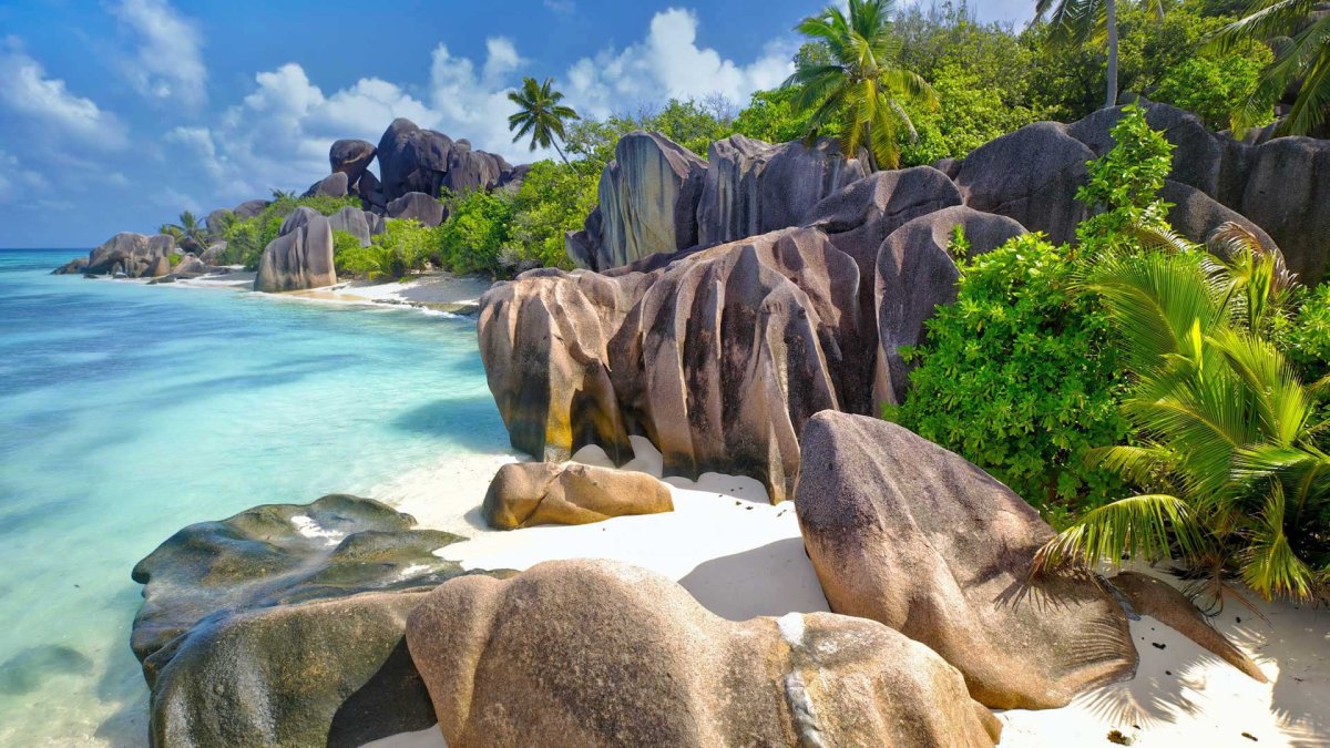 Остров la Digue Сейшелы