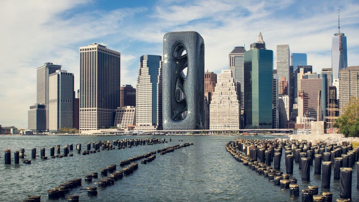Небоскреб sarcostyle Tower на Манхэттене