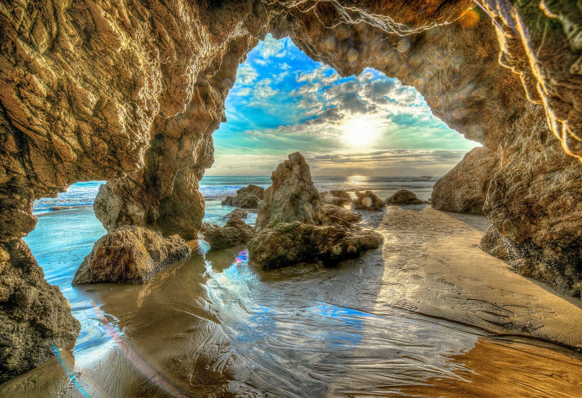 Красивая природа скалы