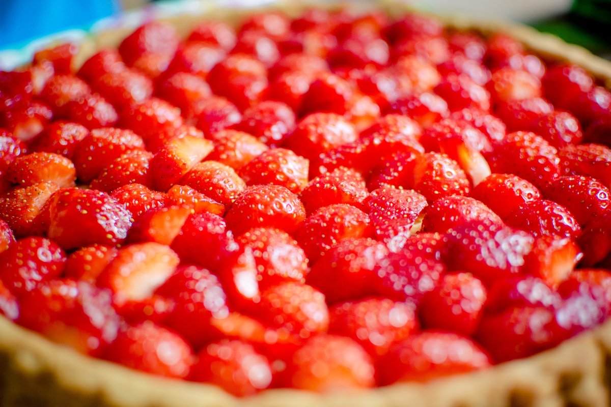 Пирог из земляники