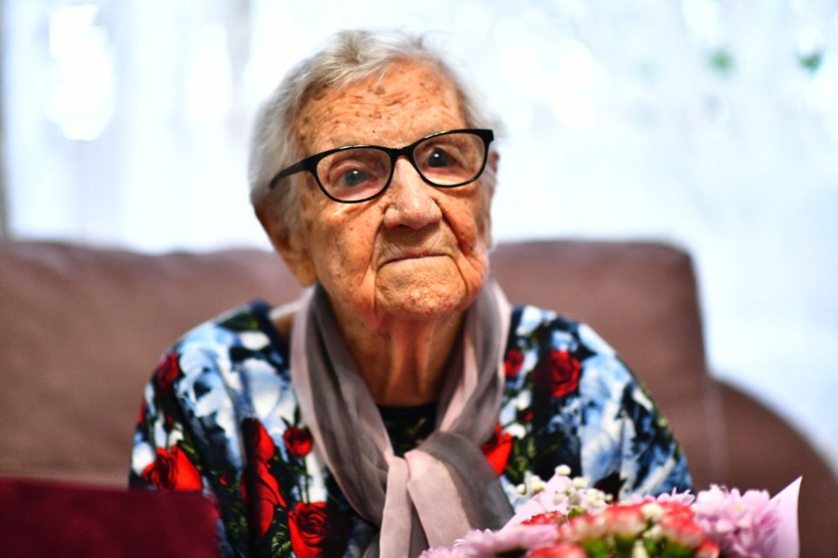 Долгожитель России.113 лет. Гадючкина Клавдия Михайловна