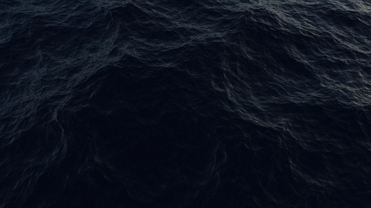Темное море вид сверху