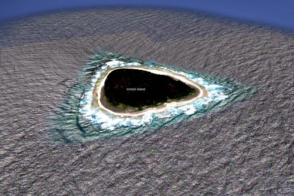 Vostok Island остров Восток