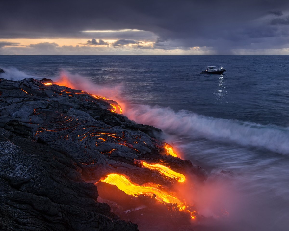 Фотографии с вулканом на черном море