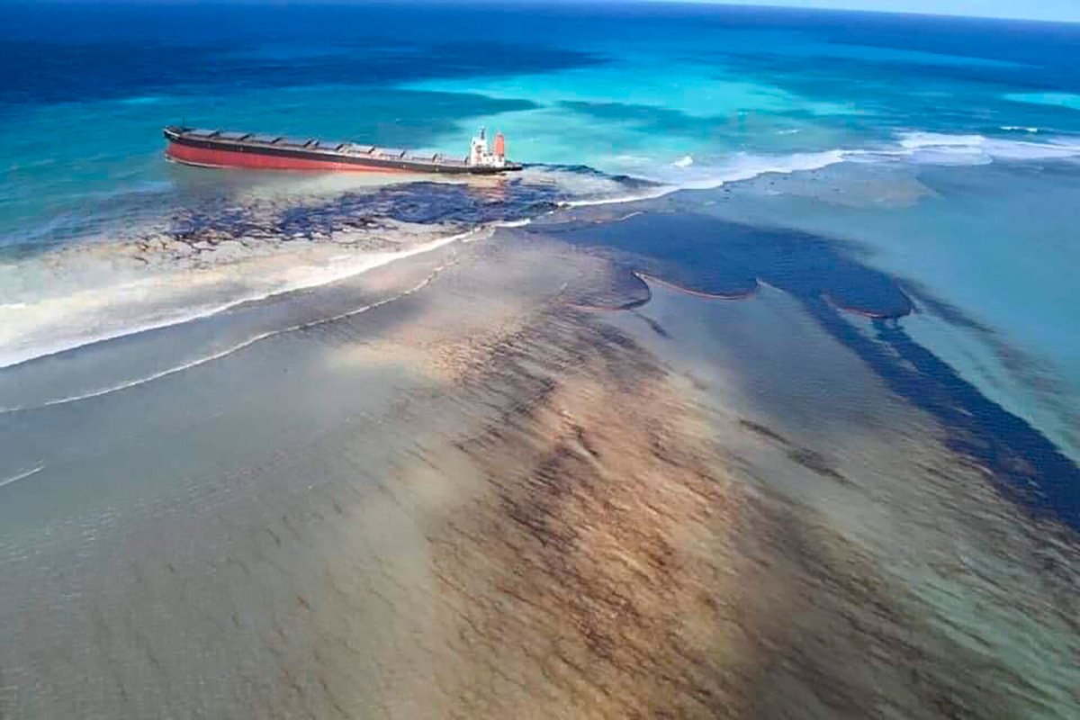 MV wakashio Oil spill