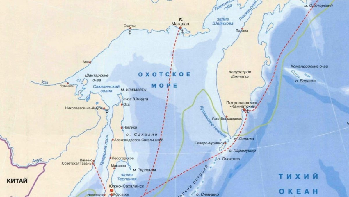 Пенжинская губа Охотского моря