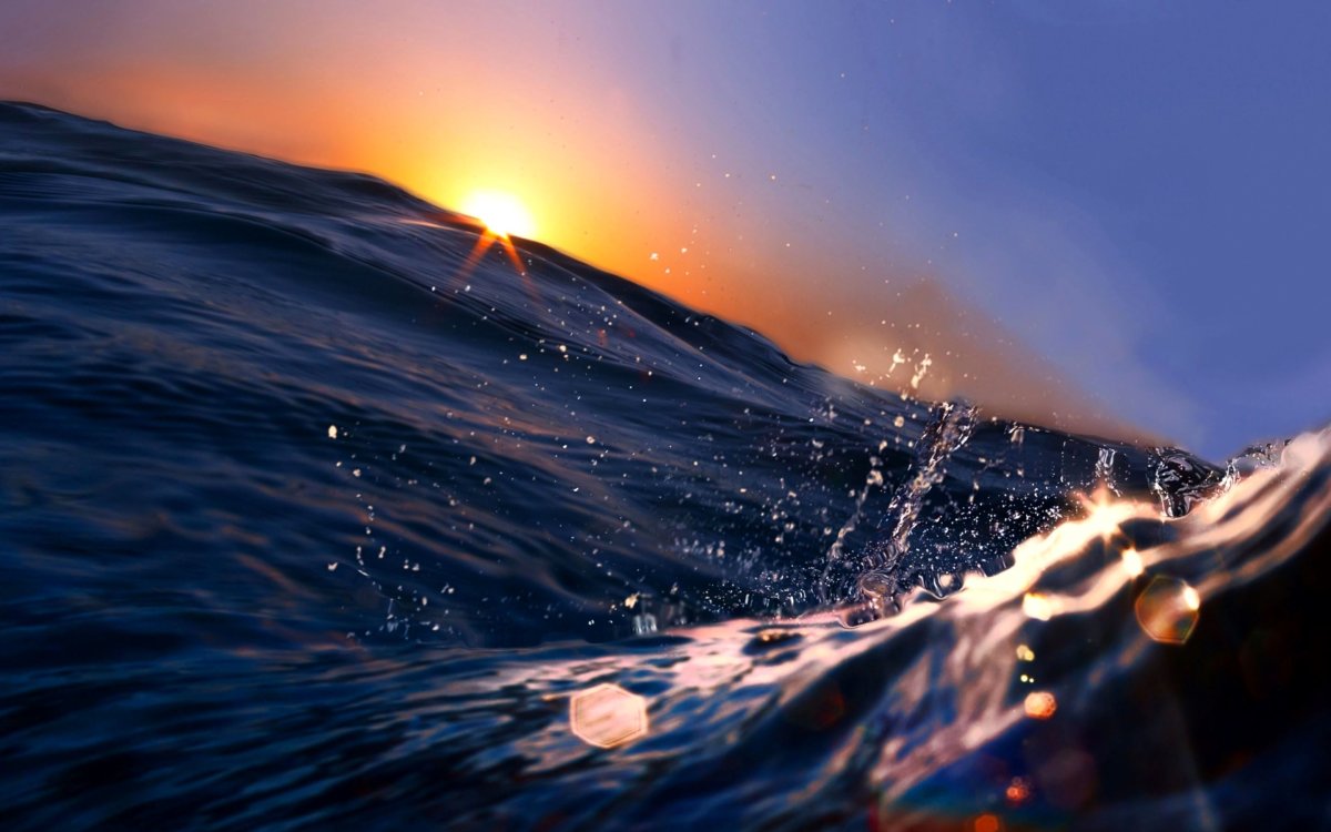 Морская вода и солнце