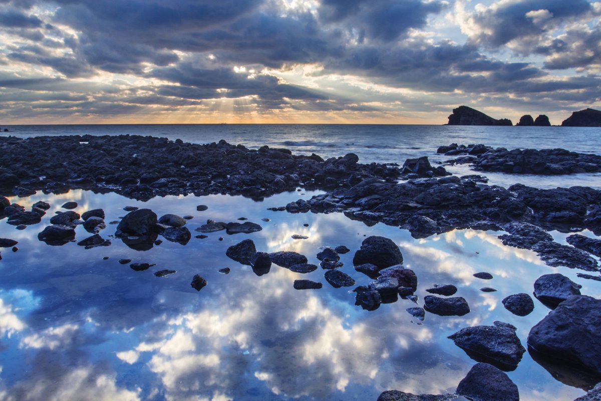 Jeju Island море небо