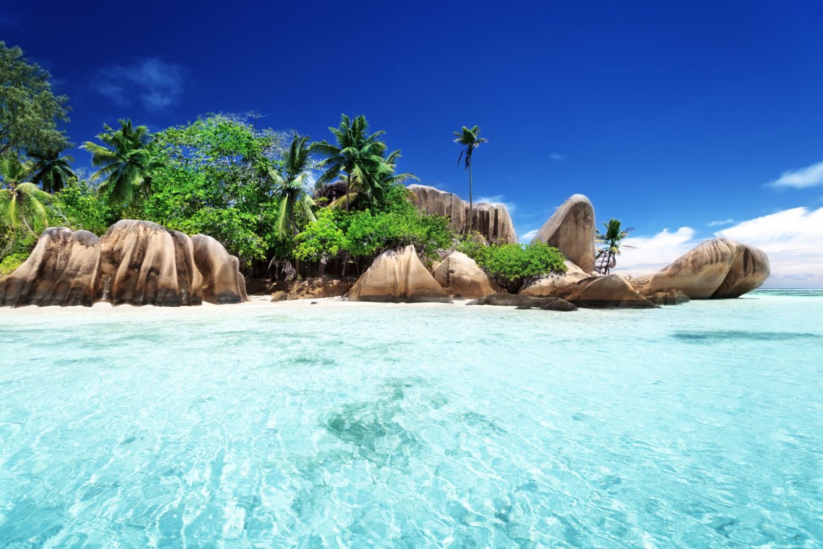 Anse sourse dargant пляж Сейшелы