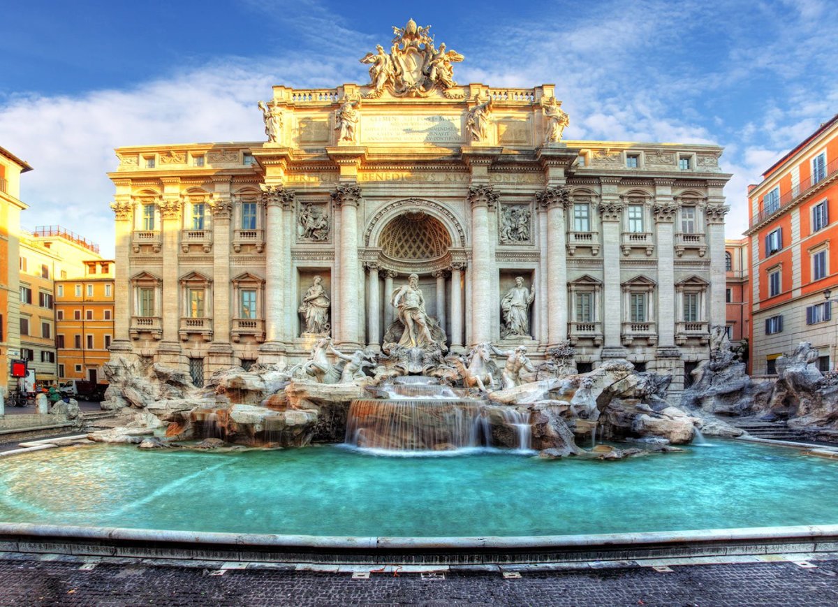 Фонтан Trevi, Рим, Италия