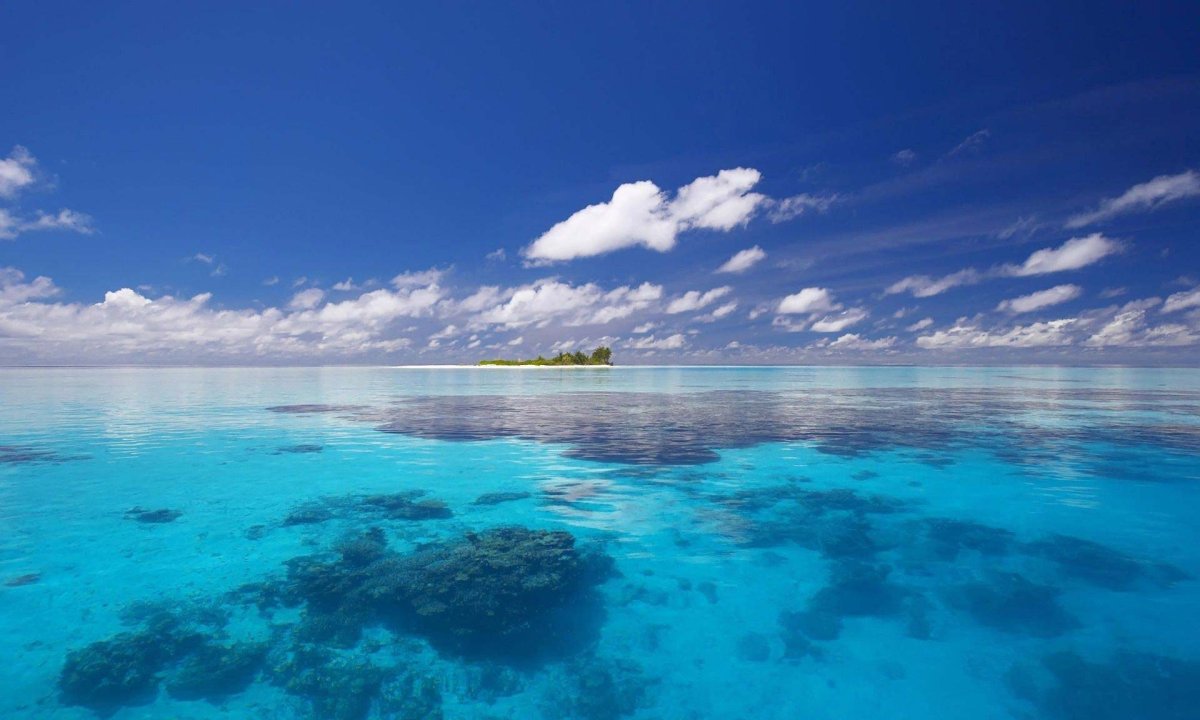 Карибское море голубая Лагуна