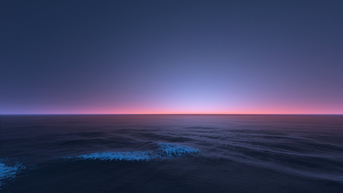 Ночь в море