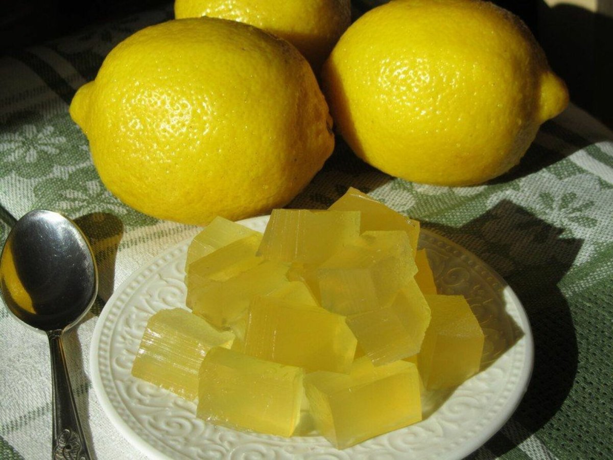 Лимонное желе
