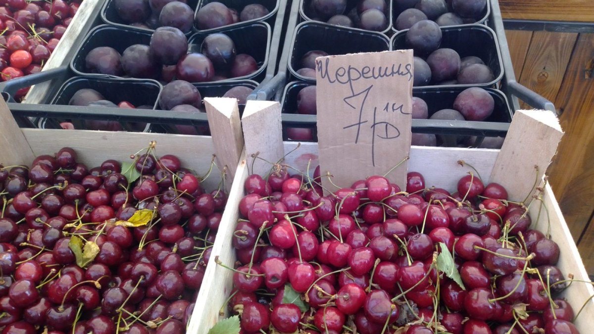 Стоимость черники на рынке