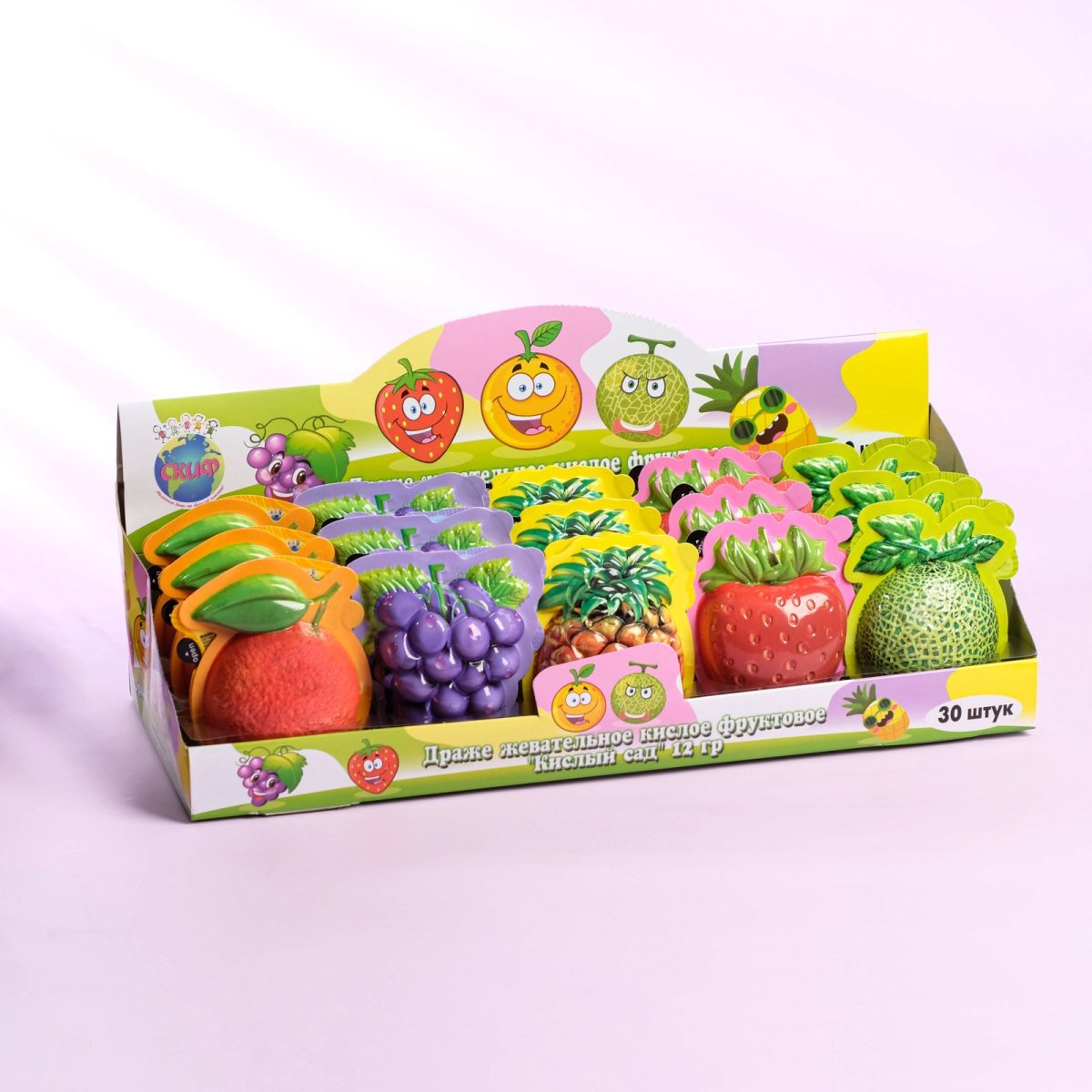 Драже фруктовое 12г