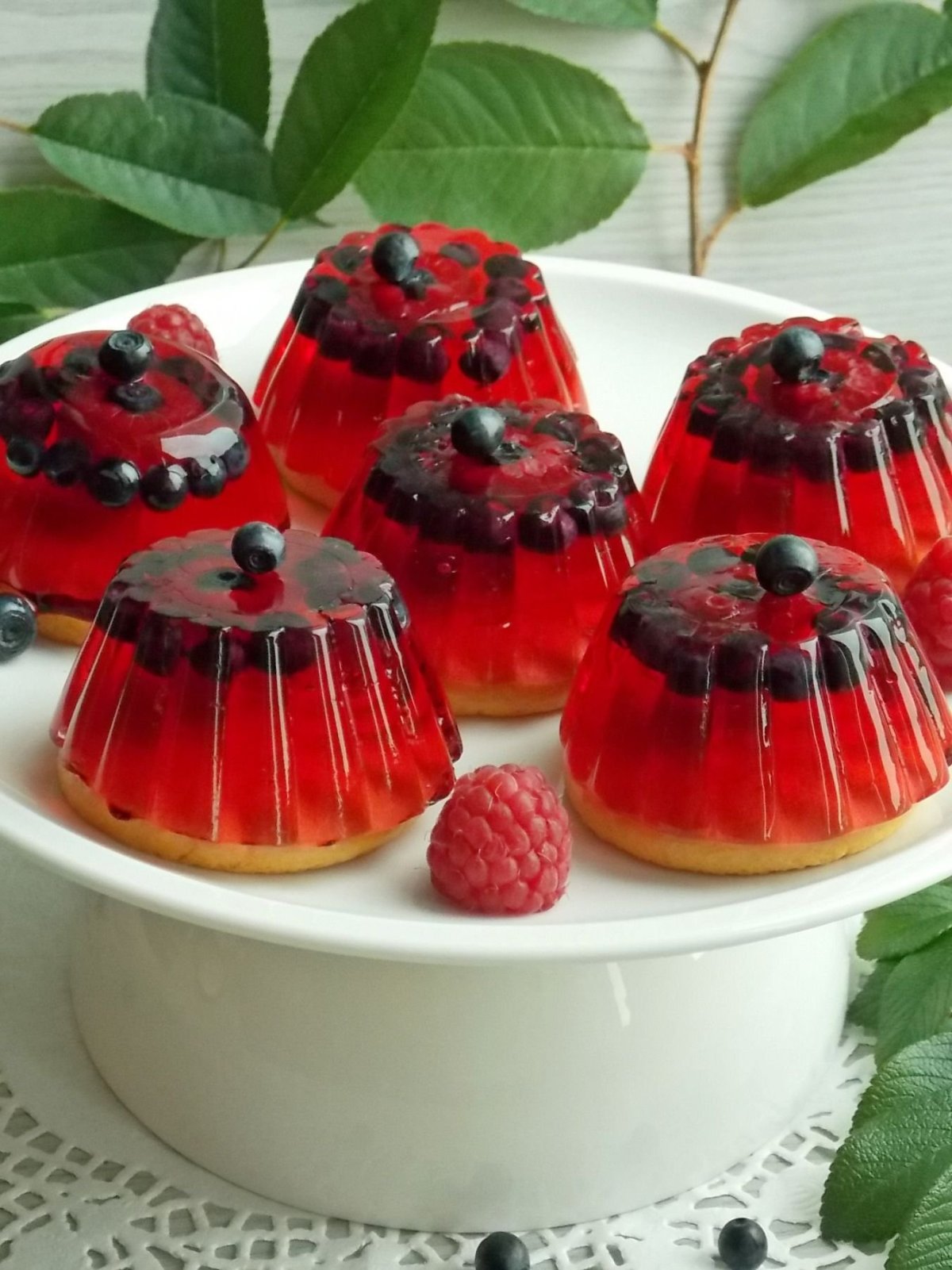 Желе с ягодами