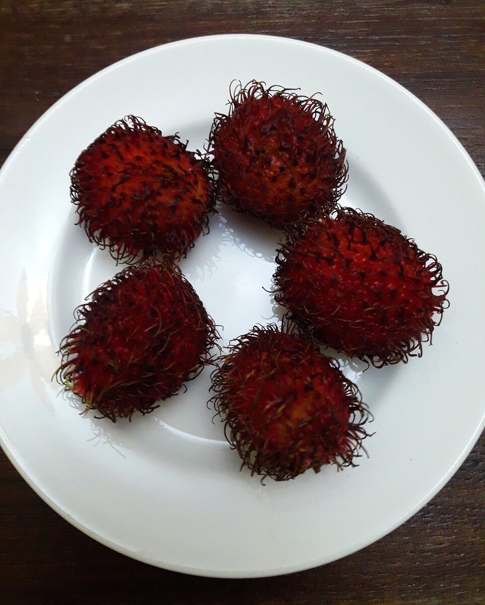 Маленький колючий фрукт
