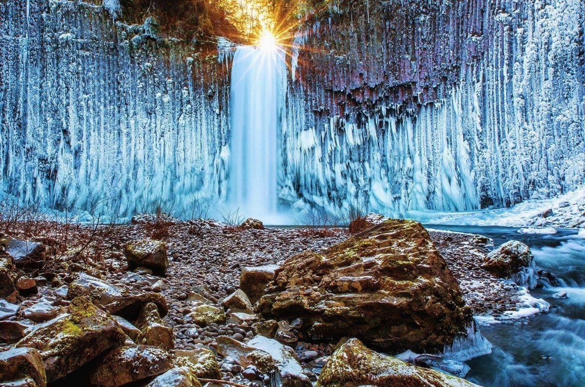 Водопад Абиква, Орегон